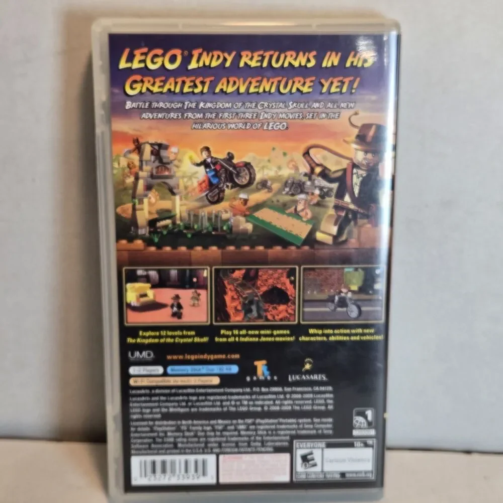 LEGO Indiana Jones 2: The Adventure Continues (Sony PSP) VGC CIB Complete Tested